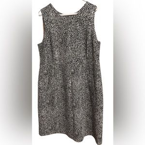 Lands End, Herringbone, Sheeth Dress, 16 W